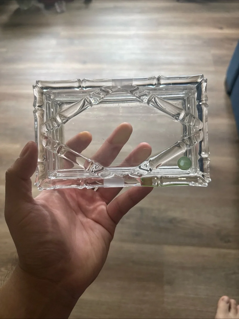 Tiffany & Co. glass jewelry box